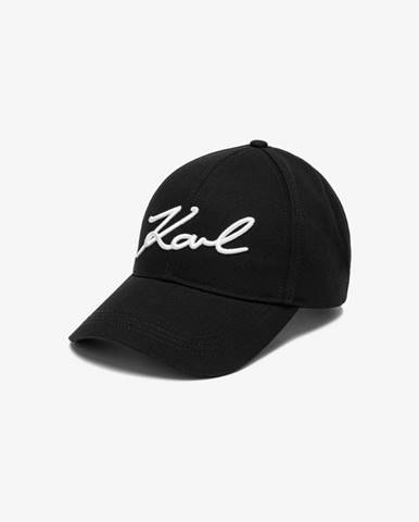 Karl Lagerfeld Signature Šiltovka Čierna