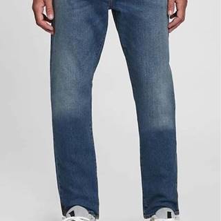 Slim Faded Medium Jeans Modrá