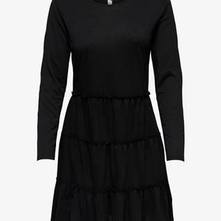 Čierne krátke šaty Jacqueline de Yong Frosty