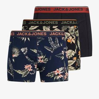 Boxerky pre mužov Jack & Jones - čierna, tmavomodrá