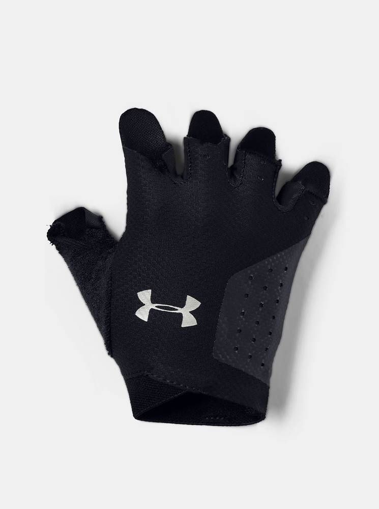 Čierné dámské tréninkové rukavice
