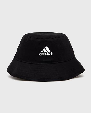 Bavlnený klobúk adidas H36810.D čierna farba, bavlnený