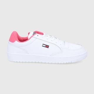 Topánky Tommy Jeans biela farba,