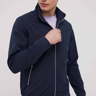 Bunda Jack & Jones pánska, tmavomodrá farba, prechodná,