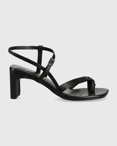 Kožené sandále Vagabond Luisa čierna farba