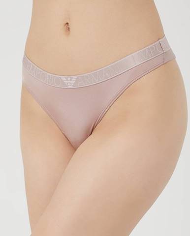 Brazílske nohavičky Emporio Armani Underwear ružová farba,