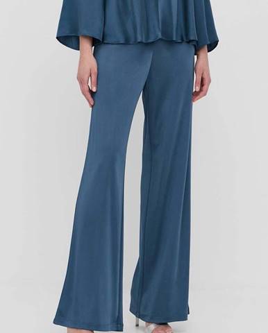 Nohavice MAX&Co. dámske, tmavomodrá farba, rovné, vysoký pás