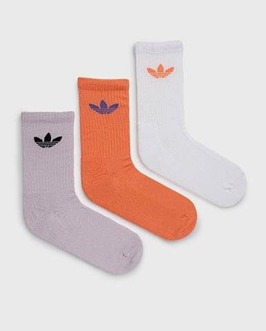 Ponožky adidas Originals HT5917 oranžová farba