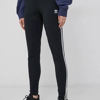 Legíny adidas Originals HD2350 dámske, čierna farba, jednofarebné