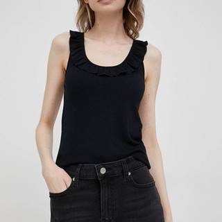 Šortky Calvin Klein Jeans dámske, čierna farba, jednofarebné, stredne vysoký pás