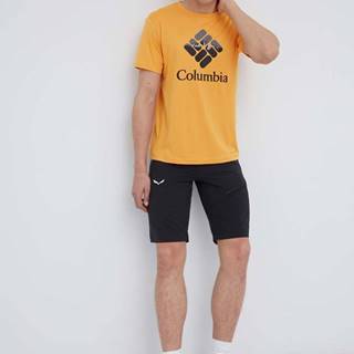 Športové tričko Columbia Zero Ice Cirro-cool oranžová farba, s potlačou