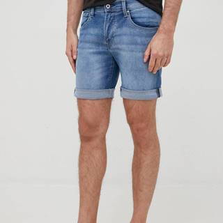 Rifľové krátke nohavice Pepe Jeans Cane Short pánske,