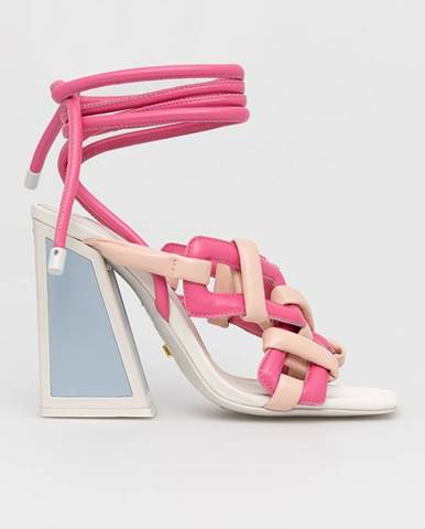 Kožené sandále Kat Maconie Monira ružová farba