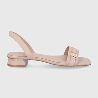 Sandále Aldo Crescenta dámske, béžová farba,