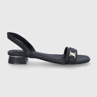 Sandále Aldo Crescenta dámske, čierna farba,