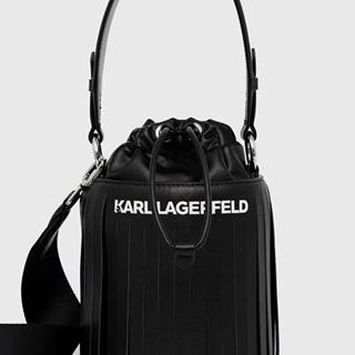 Kabelka Karl Lagerfeld čierna farba