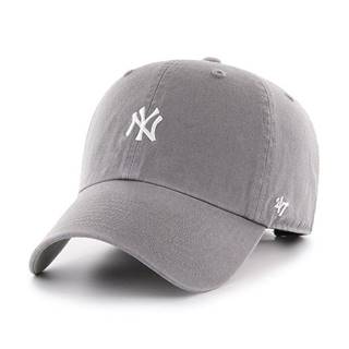 Čiapka 47brand New York Yankees šedá farba, s nášivkou
