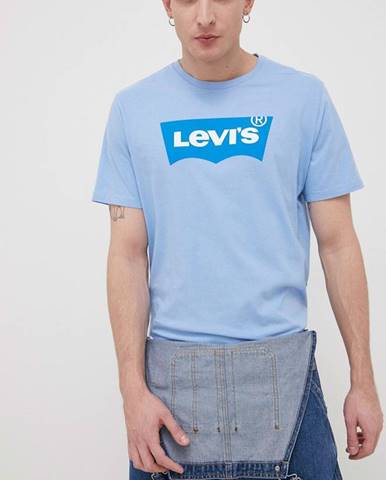 Bavlnené tričko Levi's s potlačou