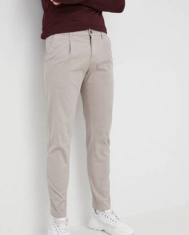 Nohavice Marc O'Polo pánske, šedá farba, rovné