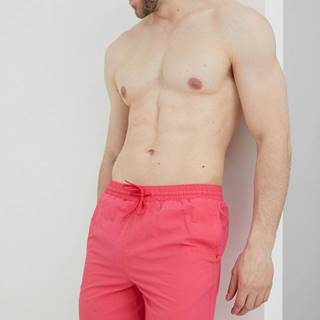 Plavkové šortky Lyle & Scott pánske, ružová farba, jednofarebné