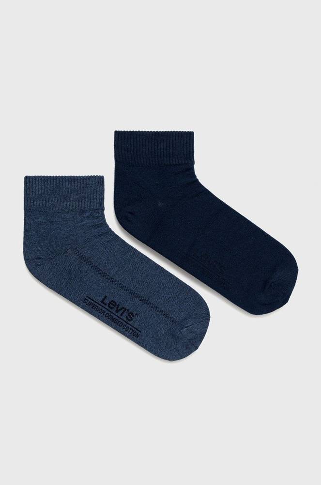 Ponožky Levi's pánske, tmavomodrá farba