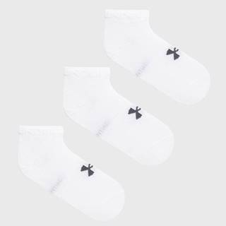 Ponožky Under Armour (3-pak) biela farba