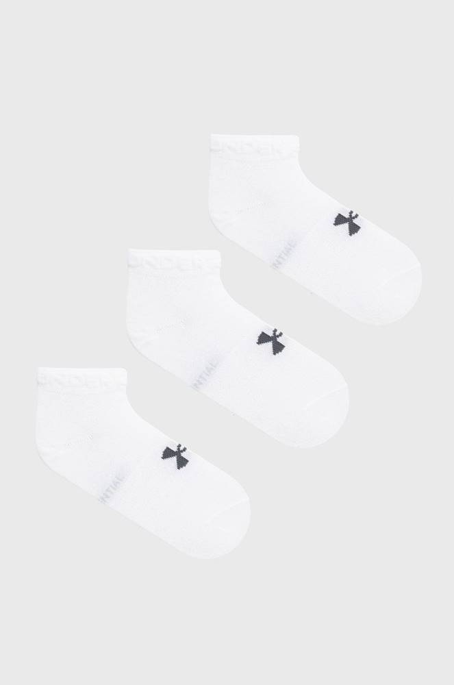 Ponožky Under Armour (3-pak) biela farba