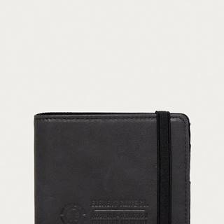 Kožená peňaženka Element pánska, čierna farba