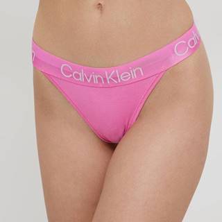 Tangá Calvin Klein Underwear ružová farba