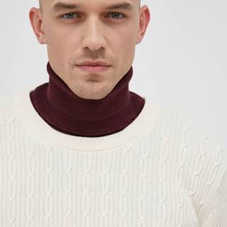Bavlnený sveter Gant pánsky, béžová farba, ľahký,