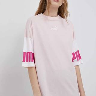 Tričko Puma dámsky, ružová farba,