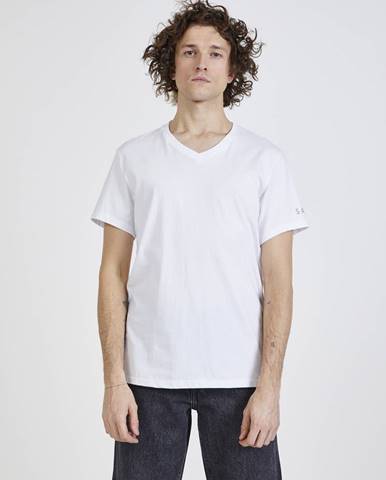 Biele pánske tričko SAM 73 Blane