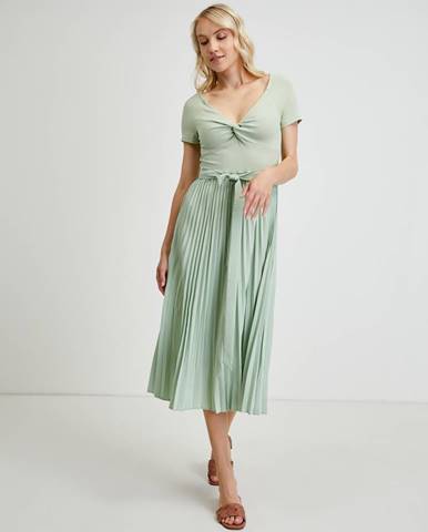 Letné a plážové šaty pre ženy Guess - svetlozelená