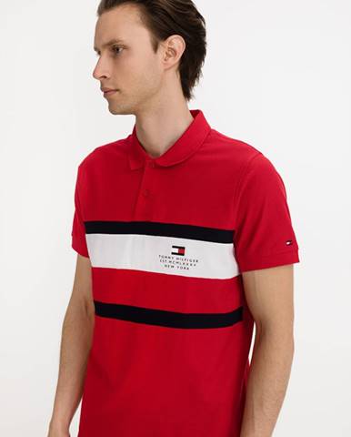 Tommy Hilfiger Cool Polo tričko Červená