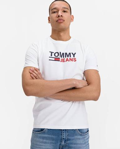 Tommy Jeans Stretch Tričko Biela