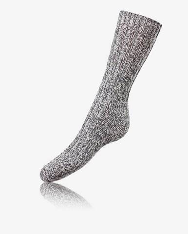 Ponožky NORWEGIAN STYLE SOCKS - Zimní unisex ponožky - šedá