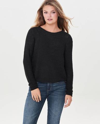 Čierny pletený sveter ONLY Geena