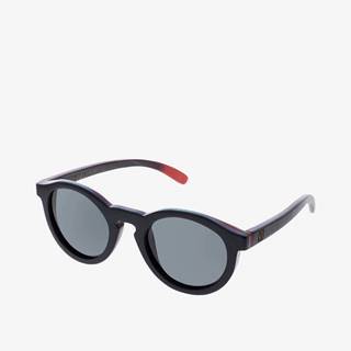 VeyRey Slnečné okuliare drevené polarizačné oválne Hornbeam čierne sklá