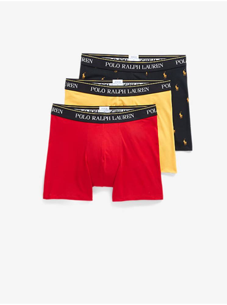 Boxerky pre mužov  - červená, žltá, čierna