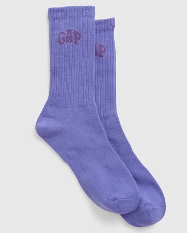 Fialové unisex vysoké ponožky s logom GAP