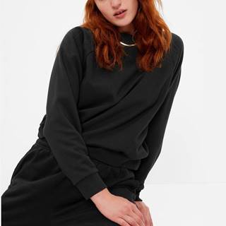 Čierna dámska mikina  raglan vintage soft