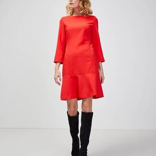 Šaty do práce pre ženy  - červená