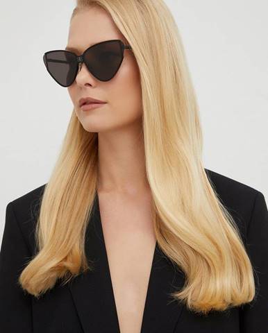 Slnečné okuliare Balenciaga dámske, čierna farba