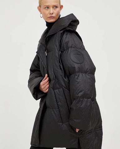 Páperová bunda MMC STUDIO Moonwalk dámska, čierna farba, zimná, oversize
