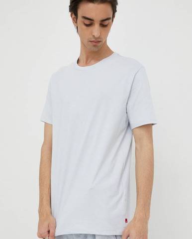 Bavlnené tričko Levi's jednofarebné