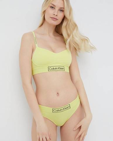 Tangá Calvin Klein Underwear žltá farba,