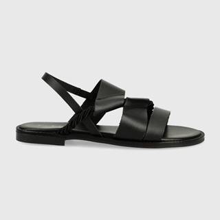 Sandále Sisley dámske, čierna farba,