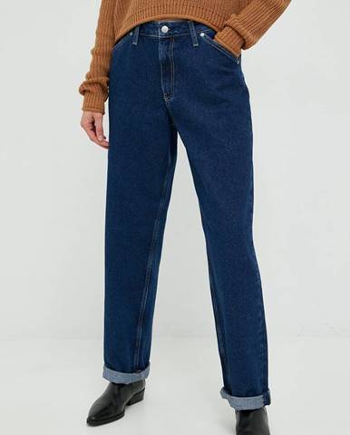 Rifle Calvin Klein Jeans dámske, stredne vysoký pás