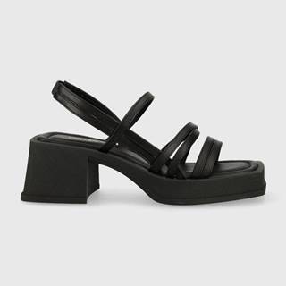 Kožené sandále Vagabond Hennie čierna farba