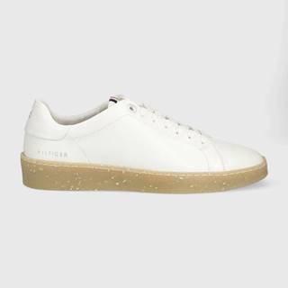 Tenisky Tommy Hilfiger Modern Cup Premium Appleskin biela farba